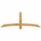 Ekena Millwork Bellingham Rough Sawn Timber Gable Bracket, Western Red Cedar, 72"W x 27"H x 2"D x 4"F, 9/12 Pitch GBW072X27X0204BEL00RWR - alternate 1